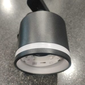 Трековый светильник SHOT со стеклом под GX53 Черный  (G105)